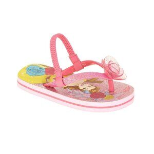 New Disney Princess Belle Girls Pink Sandals Kids Summer Beach Pool With Tags